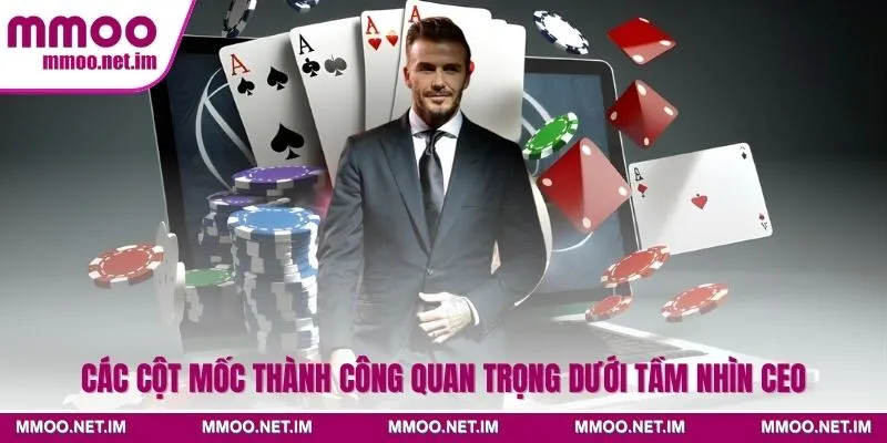 Các cột mốc thành công quan trọng dưới tầm nhìn CEO