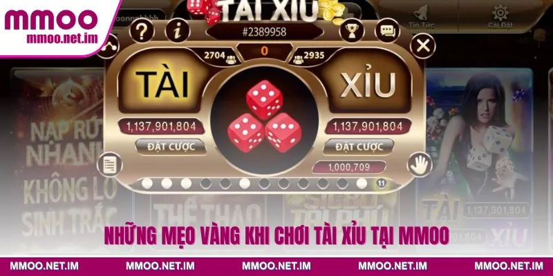 Những mẹo vàng khi chơi tài xỉu tại MMOO